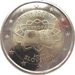 2 euro commémorative 2007 Slovénie 50ème anniversaire du traité de Rome