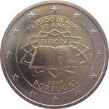 2 euro 2007 Portugal commémorative 50 ans du traité de Rome