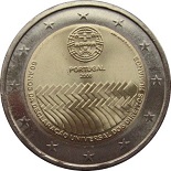 2-euro-commémorative-2008-portugal-60e-anniversaire-declaration-universelle-des droits-de-l-homme