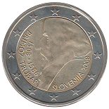 2 euro commémorative 2008 Slovénie 500e anniversaire de la naissance de Primož Trubar