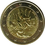 2 euro commémorative 2008 Vatican année de saint Paul et le bimillénaire de sa naissance