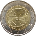 2 euro commémorative 2009  France 10ème anniversaire de l’Union économique et monétaire 