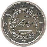 2 euro commémorative 2010 belgique