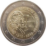 2 euro commémorative 2010 portugal