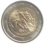 2 euro commémorative 2010 Vatican année sacerdotale année des prêtres
