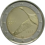 2 euro commémorative 2011 Finlande bicentenaire de la Banque de Finlande