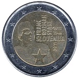 2 euro commémorative 2011 Slovénie centenaire de la naissance de Franc Rozman-Stane