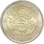 2 euro 2012 France commémorative les 10 ans de l'euro