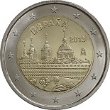 2 euro commemorative 2013 Espagne monastère de San Lorenzo de El Escorial