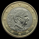 1 euro 2014 Belgique Philippe 