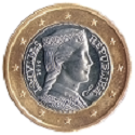 1 EURO LETTONIE 2014