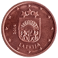 2 cent LETTONIE 2014