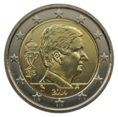 2 euros 2014 Belgique Philippe