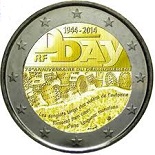 2 euros 2014 d-day commemorative france