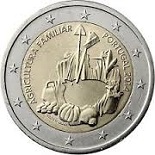 2 euro Portugal 2014 commemorative agriculture familiale