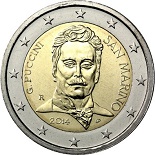 2 euros commémorative 2014 saint marin