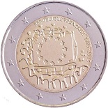 2 euro 2015 france 30ème anniversaire du drapeau européen