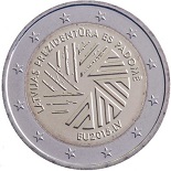 2 euro commémorative lettonie 2015 présidence européenne
