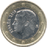 1 euro espagne 2015 felipe VI