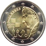 2 euros commémorative 2016 Estonie 100e anniversaire de naissance de Paul Keres