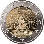 2 euros 2016 irlande commémorative 100ème anniversaire de la révolution de paques