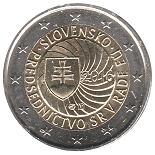 2 euros commémorative 2016 Slovaquie présidence slovaque du conseil de l'union Européenne