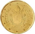 20 cent vatican 2017
