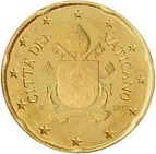 20 cent vatican 2017