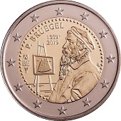 2 euro commémorative Belgique 2019  Brueghel