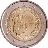 2 euro commémorative 2019 Portugal Magellan pour les 500 ans de la circumnavigation de la route de Magellan