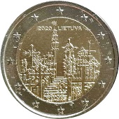 2 € euro commémorative 2020 Lituanie, la colline des croix