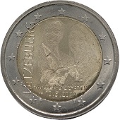 2 € euro commémorative 2020 Luxembourg, naissance de Prince Charles
