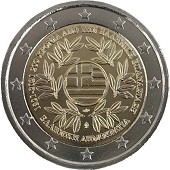 2 € euro commémorative Grèce 2021 pour les 200 ans de la Révolution grecque