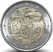 2 € euro commémorative Autriche 2022 Erasmus
