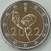 2 € euro commémorative 2022 Finlande pour les 100 ans du ballet national Finlandais