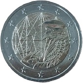 2 € euro commémorative 2022 Lettonie Erasmus
