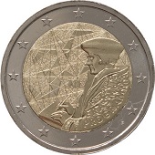 2 € euro commémorative Pays-Bas 2022 ERASMUS
