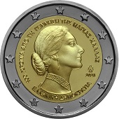 2 € commémorative 2023 Grèce pour le 100ème anniversaire de naissance de Maria Callas