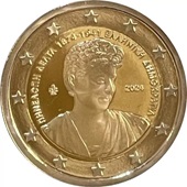 2 € commémorative 2024 Grèce pour le 150e anniversaire de la naissance de Pénélope Delta