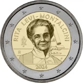 2 € commémorative 2024 Italie Rita Levi-Montalcini 