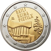 2 euro commémorative 2026 Finlande Raili et Reima Pietilä