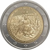 2 euro commémorative 2026 Grèce pour le 200e anniversaire de l'Exode de Messolonghi.