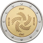 2 euro commémorative 2026 Irlande pour la Présidence du Conseil de l'UE