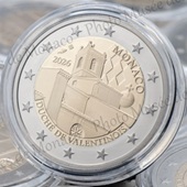 2 euro commémorative Monaco 2026 dédié au duché de Valentinois
