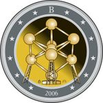 2 euros commemorative belgique 2006