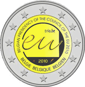 2 euros commemorative belgique 2010