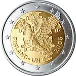 2 euros commemorative 2005 finlande