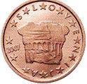 piece de 2 cent 2 centimes d'euro de slovenie