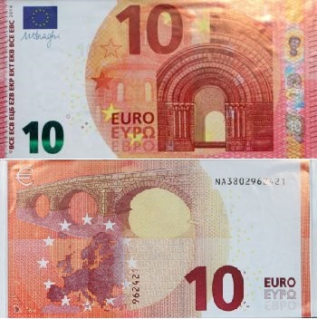 Le nouveau billet de 10 euros, moins problématique que celui de 5 euros 