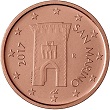 2 cent saint marin 2017